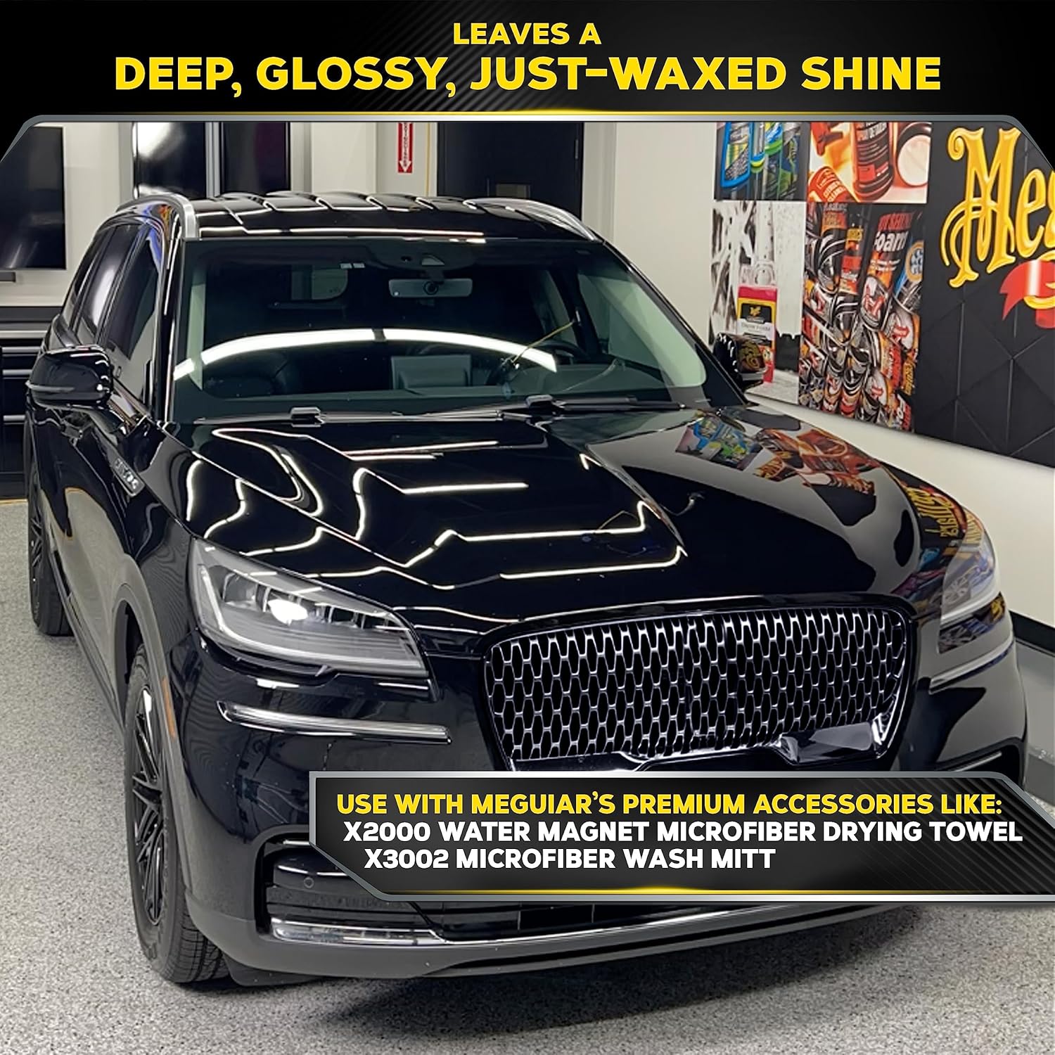 Meguiar's G17748EU Ultimate Car Wash & Wax 1.4L, Shampoo that leaves a deep, glossy, just-waxed shine-4