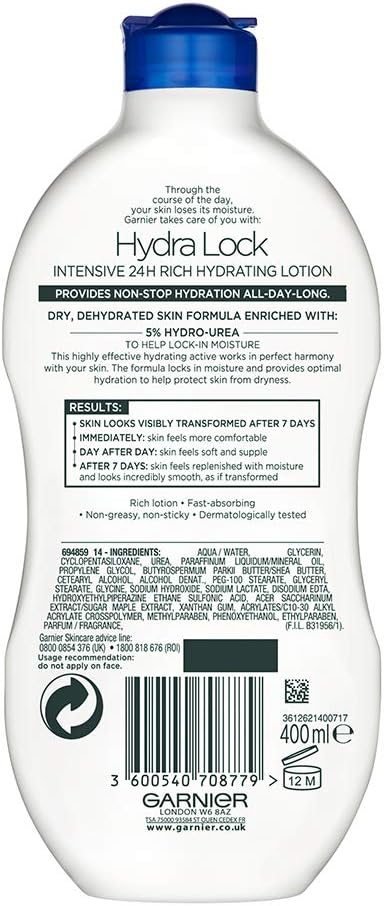 Garnier Hydralock Body Lotion Dry Skin 400 ml-1