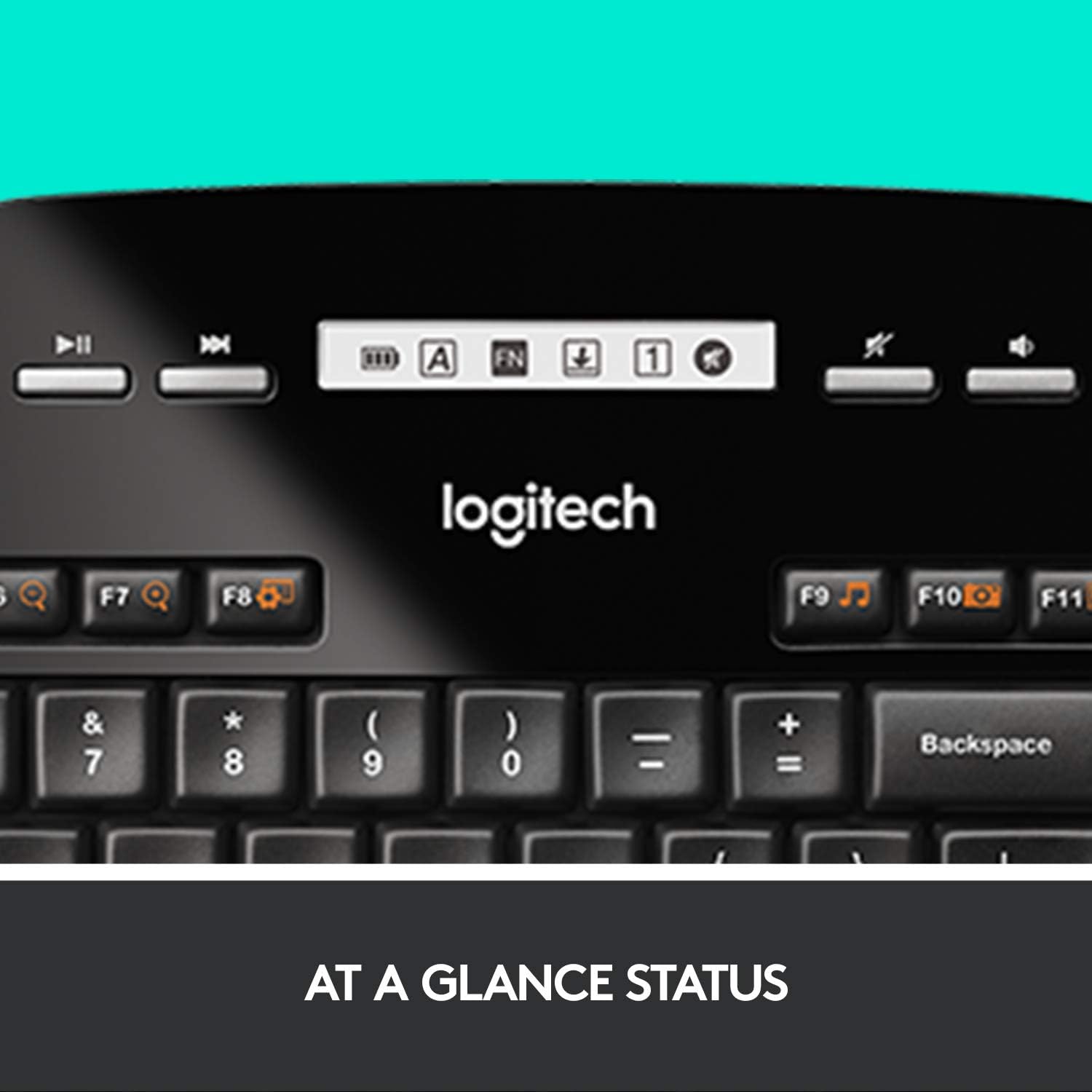 Logitech MK710 Wireless Keyboard and Advanced Mouse Combo for Windows, 2.4GHz Multimedia Keys, 3-Year Battery Life, PC/Mac, QWERTY UK English Layout - Black-6