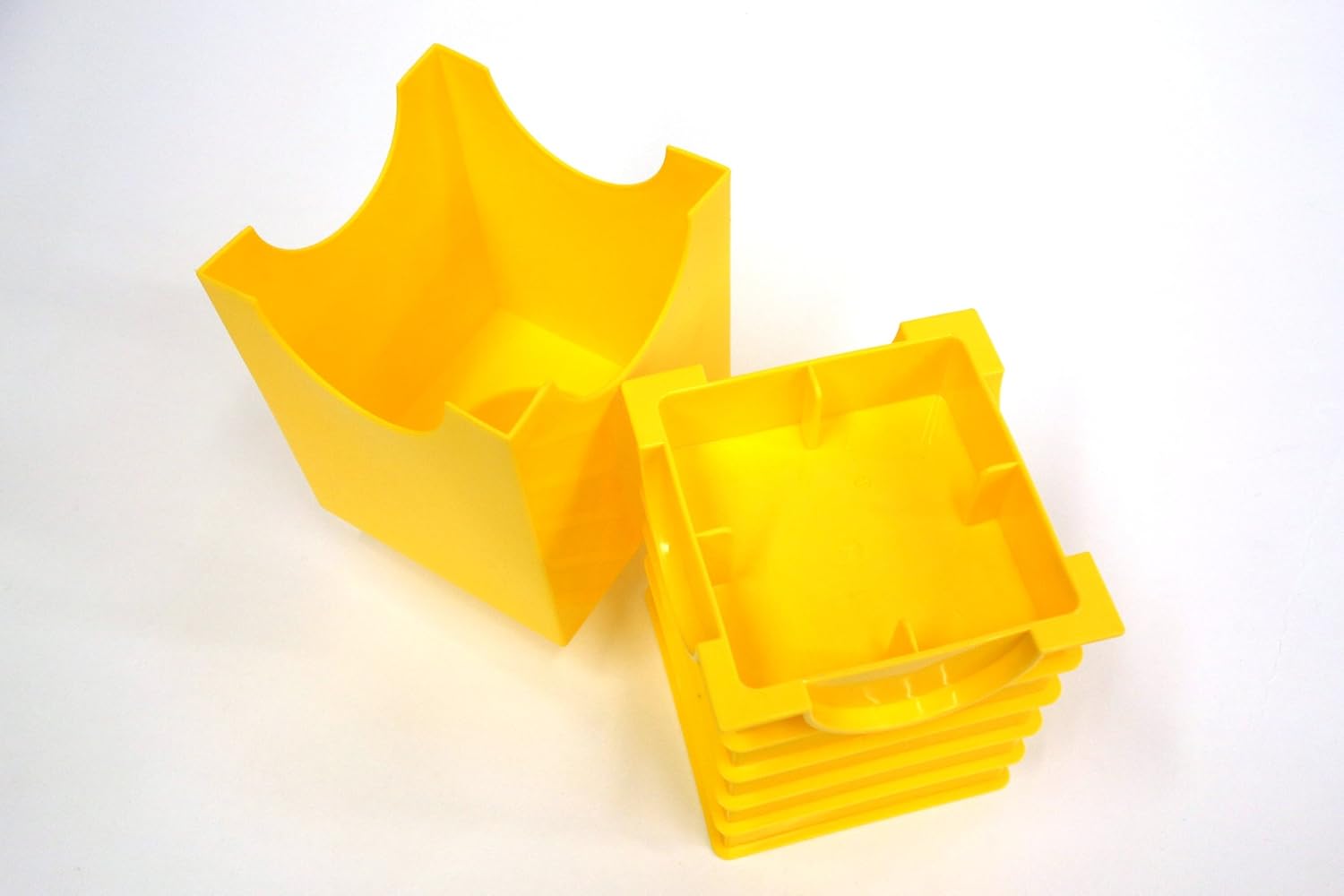 LEGO Storage Brick 1 Knob Yellow, Stackable Storage Box, 1.2l – LEGO Product, Storage Box with Lid, Desk Storage, Room Storage, Toy Box, Home Decor-2