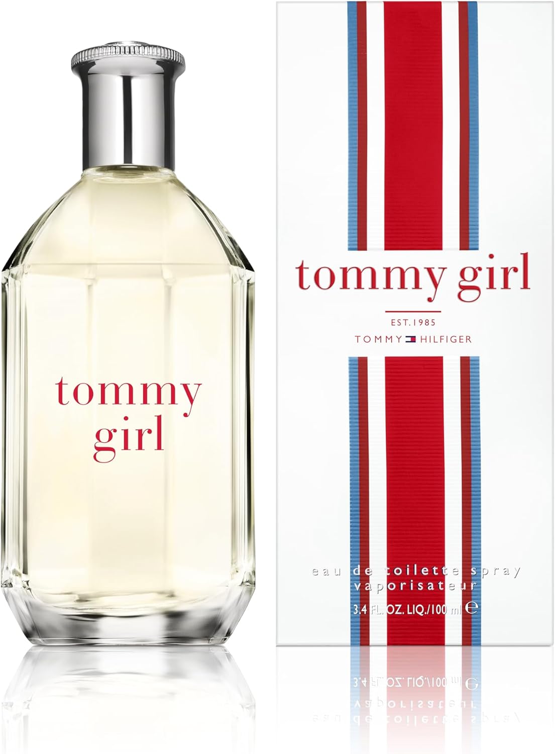 Tommy Hilfiger – Tommy Girl Eau de Toilette 100 ml – Perfume for Women – Very Fresh Floral Fragrance with Fruity Notes – Transparent Glass Bottle-0