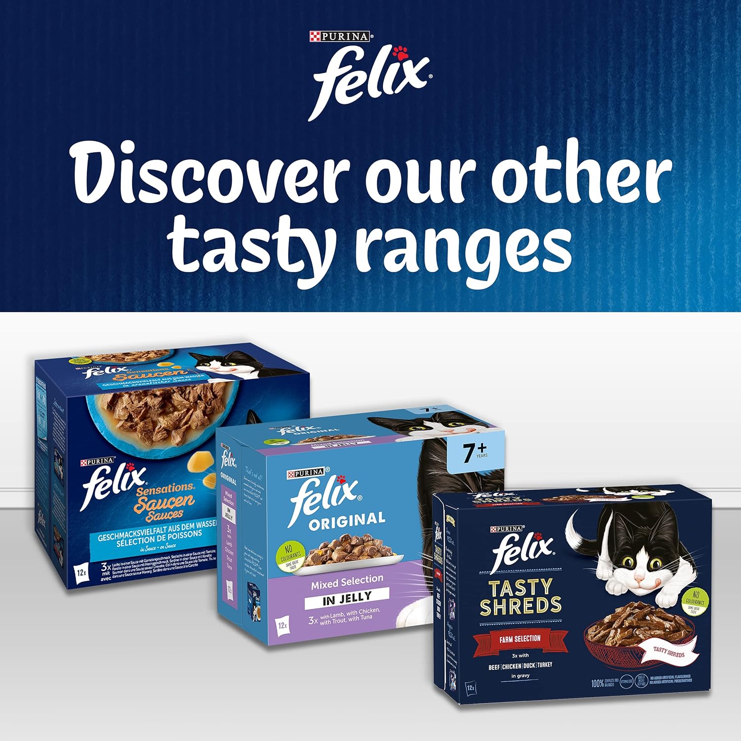 Felix As Good As It Looks Cat Food Ocean 4 x 12 x 100g (48 Pouches)-6