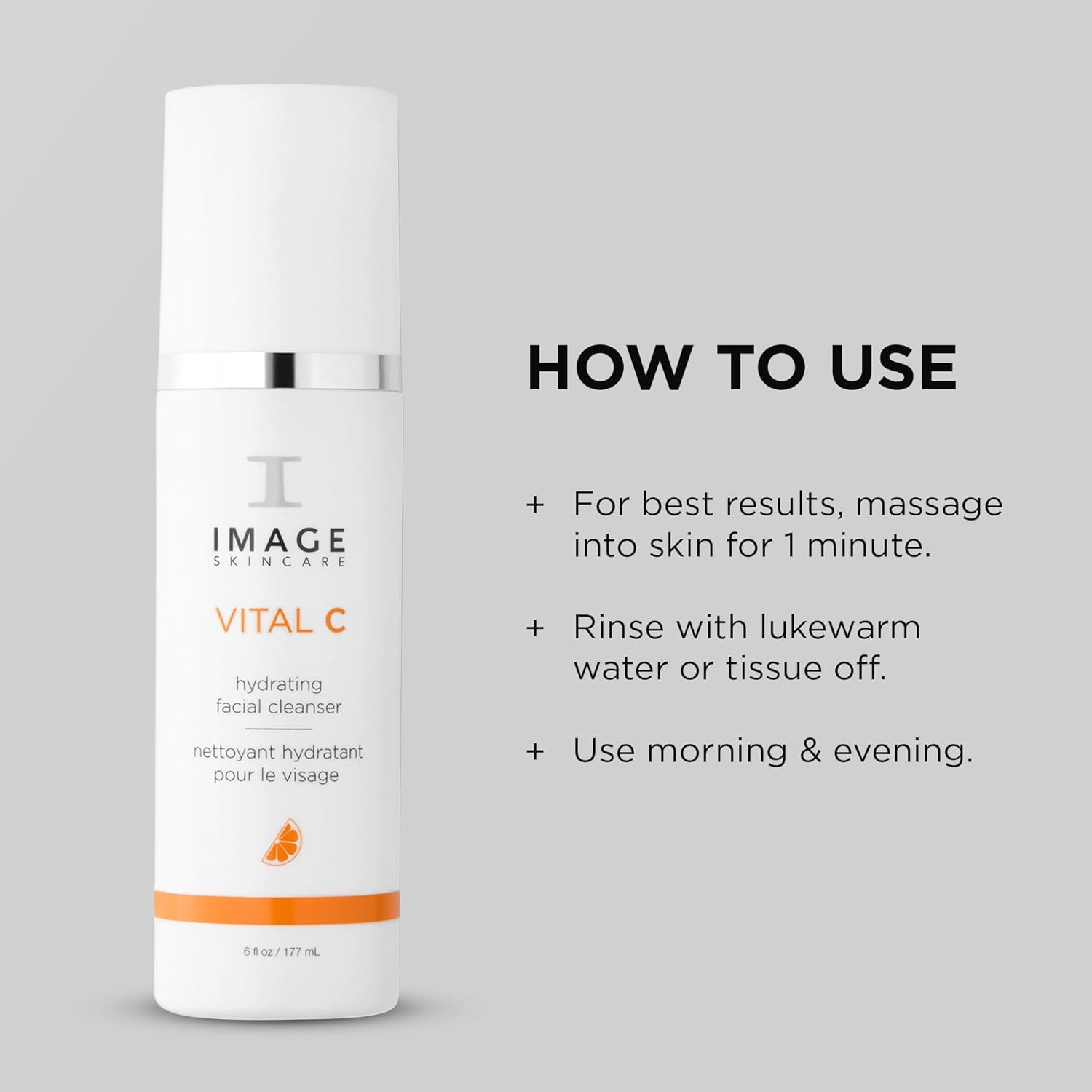 IMAGE Skincare, VITAL C Hydrating Facial Cleanser, Gentle Face Wash with Vitamin C, E and A, 117 mL-3