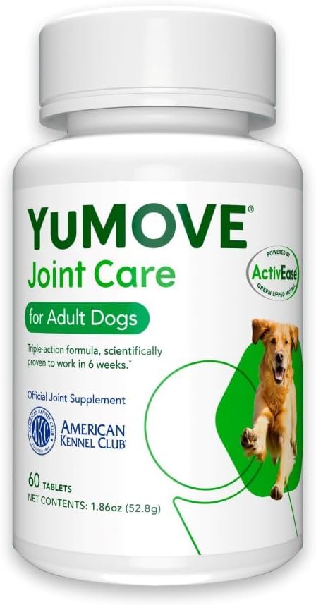 Lintbells | YuMOVE Dog | Essential Hip and Joint Supplement for Stiff Dogs | 60 Tablets-0