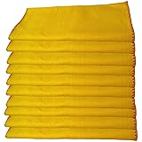 10 Pack of Heavy Duty Yellow Dusting Dusters / Cleaning Cloths.