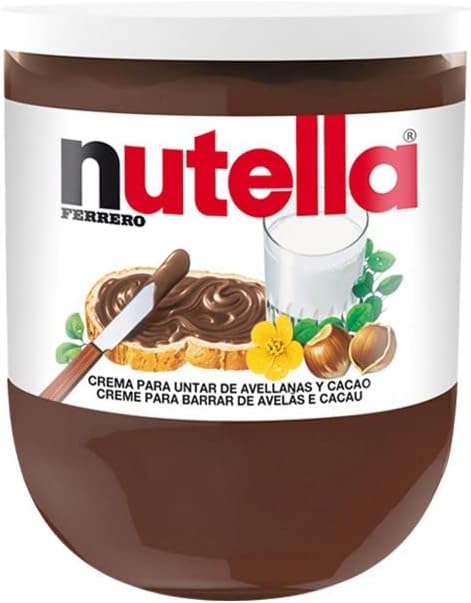 Nutella Hazelnut Chocolate Spread with Hazelnut, Pancakes, Breakfast, Snacks, Unique Recipe for a Smooth Texture and an Unmistakable Taste, 1x 200g Jar-0