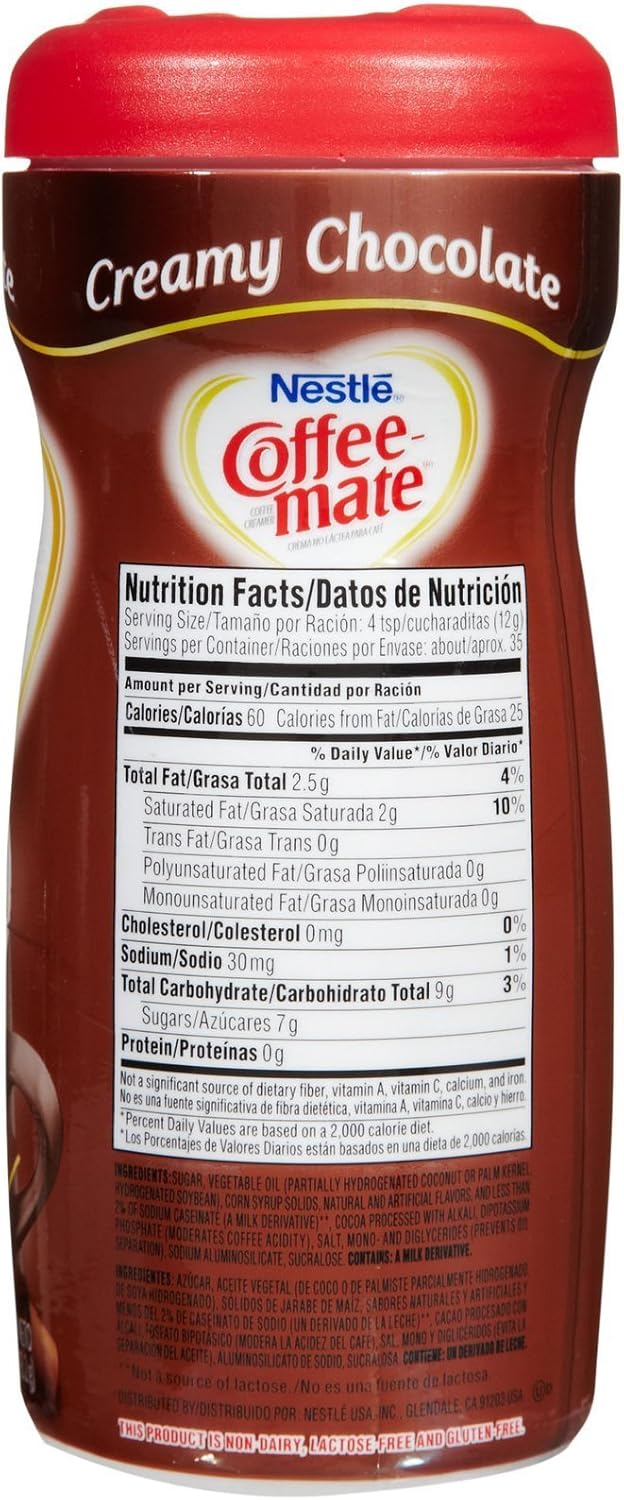 COFFEE-MATE - CREAMY CHOCOLATE - CREAMER - 425.2g - AMERICAN IMPORTED-1