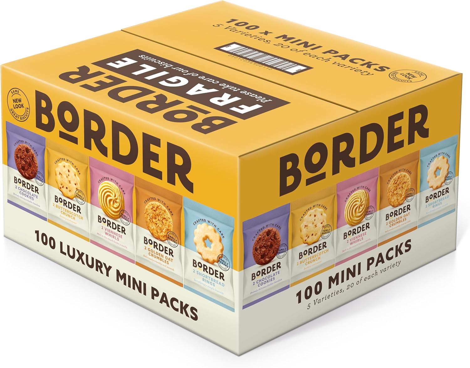 Border Biscuits 5 Varieties Twin Pack 100-1