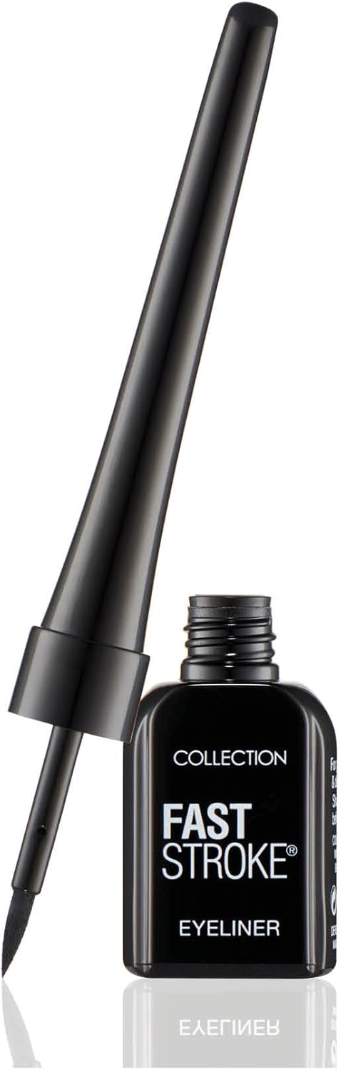 Collection Cosmetics Fast Stroke Eyeliner, Quick Drying Formula, 4ml, Black-2