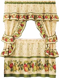 Achim Home Furnishings Apple Orchard Cottage Set, 36-Inch, Antique