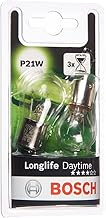 Bosch P21W (382) Longlife Daytime Car Light Bulbs - 12 V 21 W BA15s - 2 Bulbs