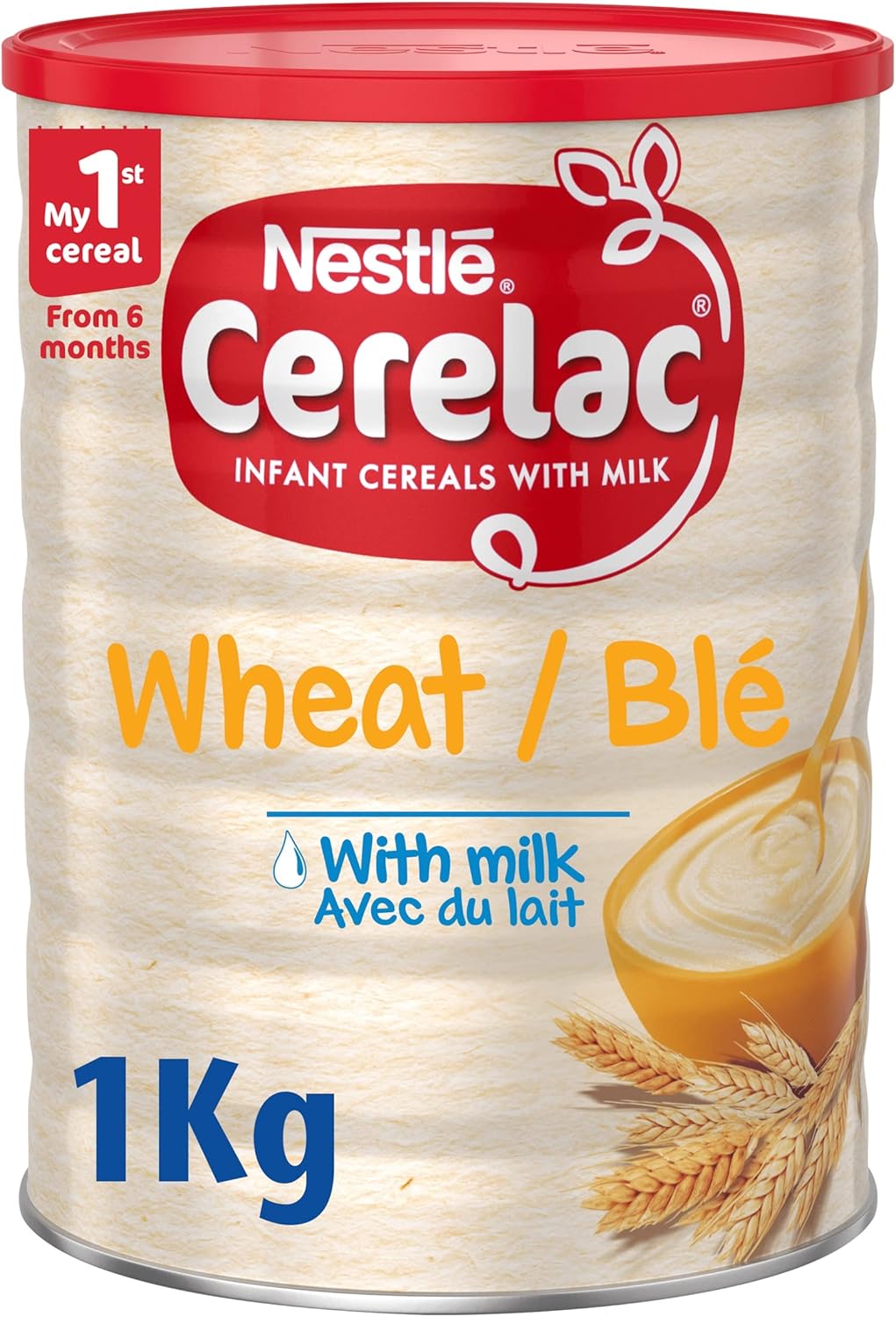 Cerelac Wheat Infant Cereal with Milk 1 kg | from 6 months+ | Baby Cereal-0