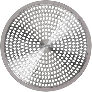 OXO Good Grips Shower Stall Drain Protector, White/Black, 12 x 12 x 0.1 cm