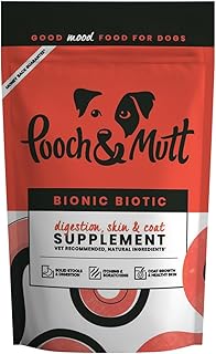 Pooch & Mutt - Bionic Biotic, Supplement for Dog Digestion (Healthy Skin and Glossy Coat), 200g