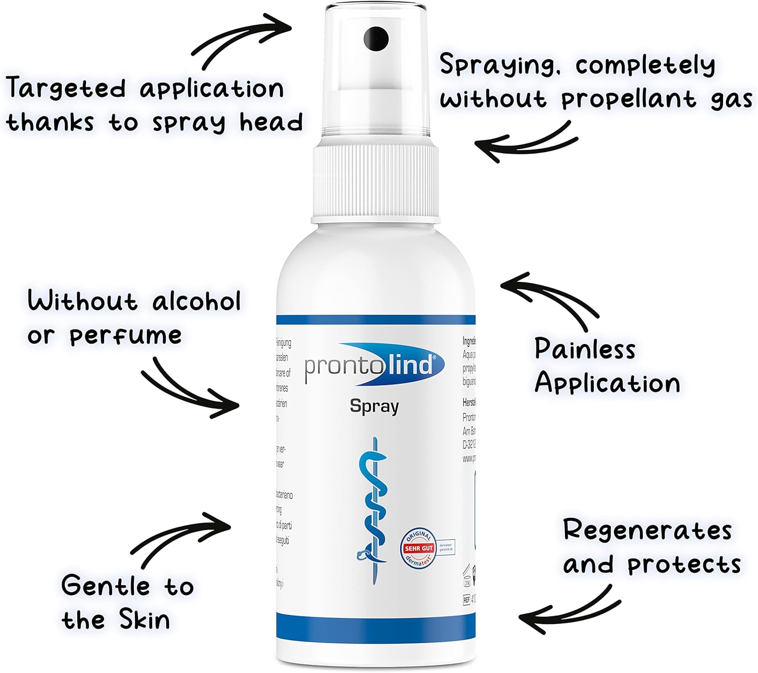 Prontolind Spray 75 ml - for Cleaning and Care of Piercings, Tunnels, Plugs and Body modifications-1