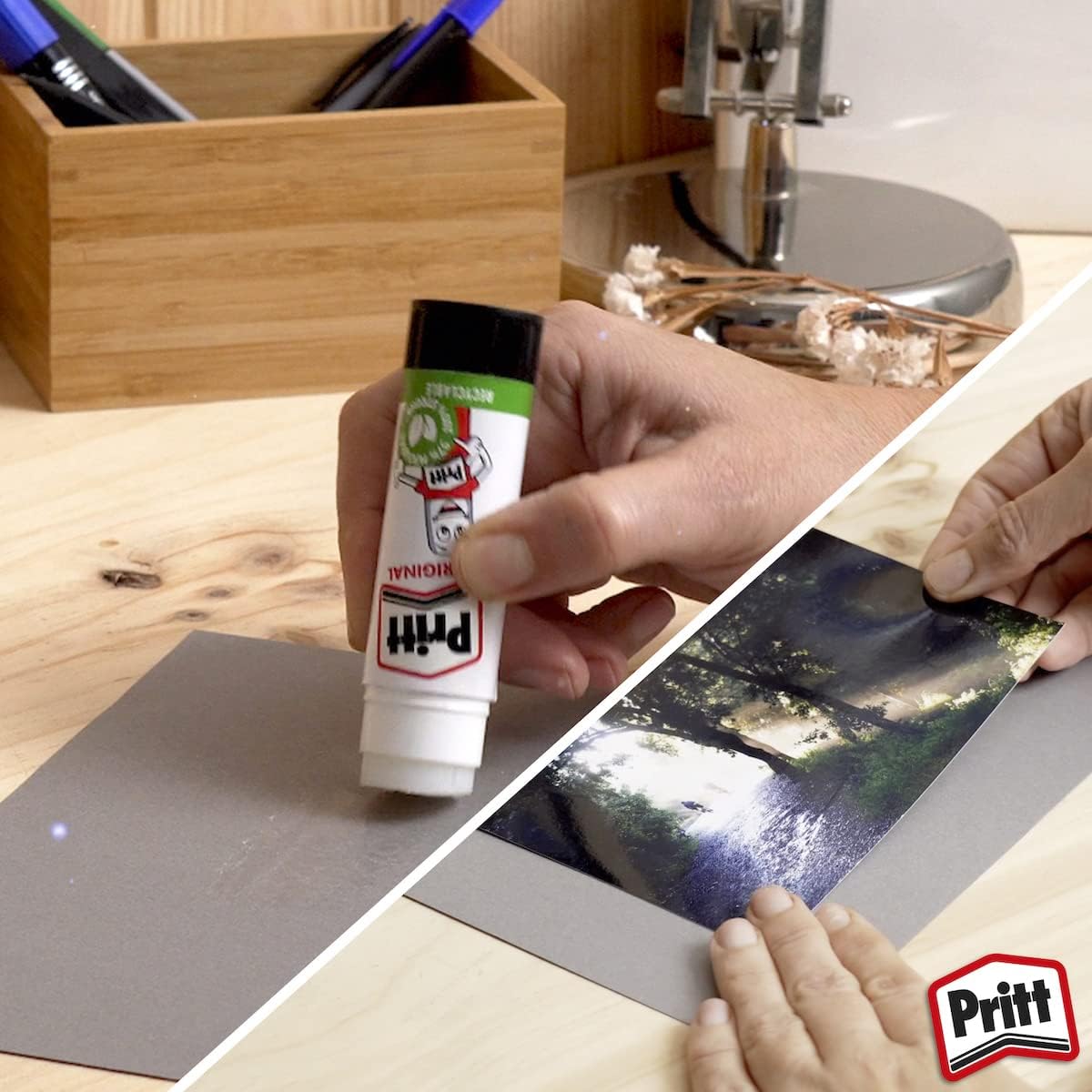 Pritt Glue Stick, Safe & Child-Friendly Craft Glue for Arts & Crafts Activities, Strong-Hold adhesive for School & Office Supplies, 22 g (Pack of 3)-7