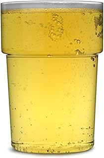 Stalwart BB 150-2CE Econ Rigid Plastic Reusable Half Pint Tumbler, 285mL Capacity, Pack of 100