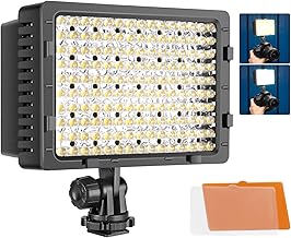 Neewer Dimmable Ultra High Power Panel Digital Camera / Camcorder Video Light, LED Light for Canon, Nikon, Pentax, Panasonic,SONY, Samsung and Olympus Digital SLR Cameras