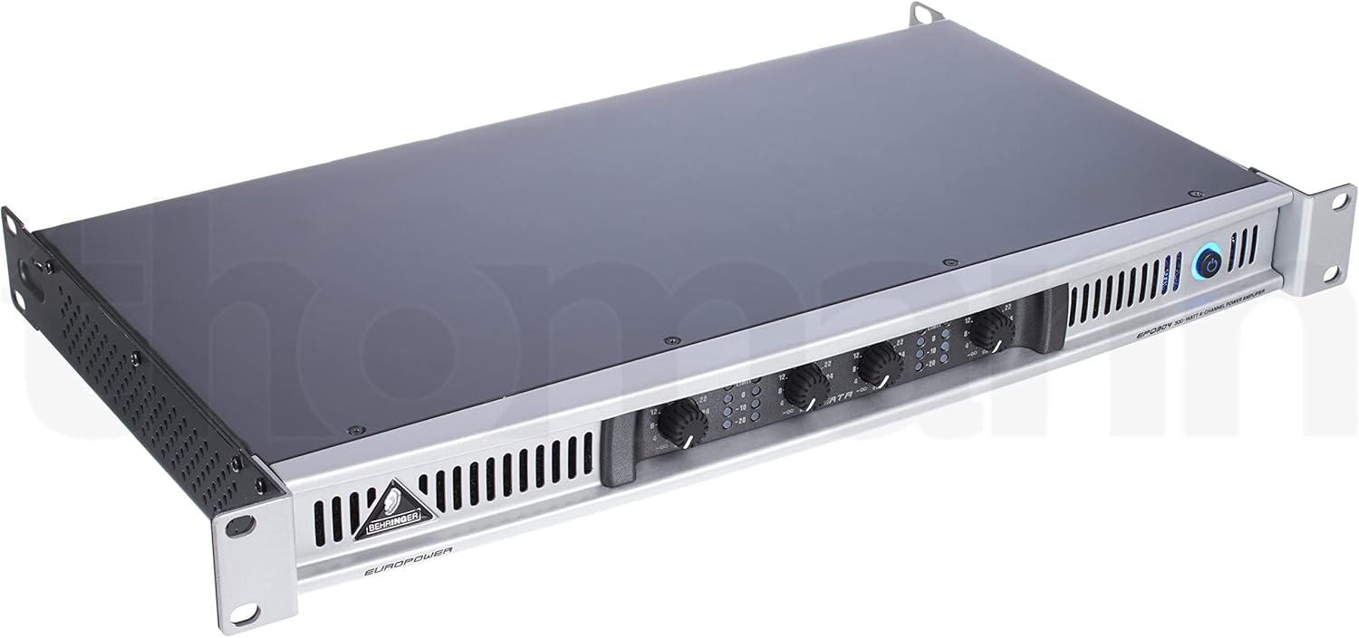 Behringer EUROPOWER EPQ304 Professional 300 Watt Light Weight 4 Channel Power Amplifier with ATR (Accelerated Transient Response) Technology-2