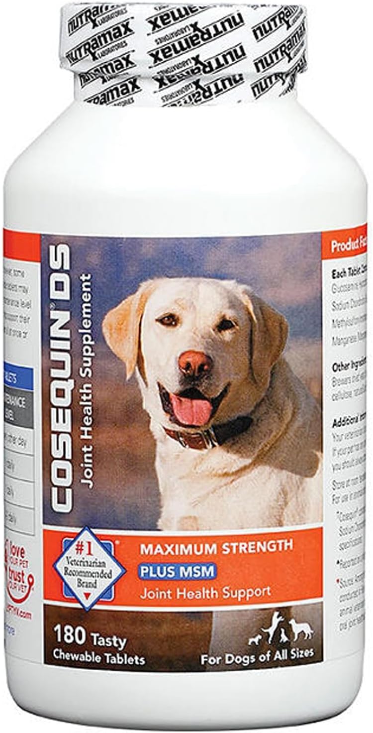 Cosequin DS Plus MSM Joint Health for Dogs - 180 Chewable Tablets-0