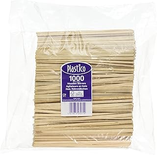 Stalwart CC462 Wooden Stirrer, Dimensions: 190 mm (Pack of 1000)