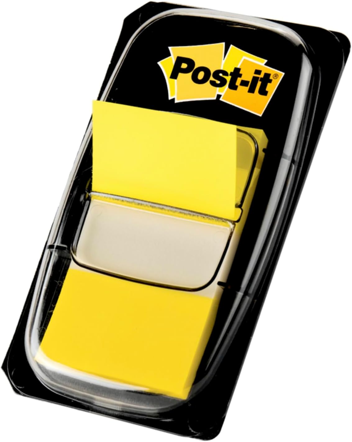 Post-it Index Flags, Medium, Yellow, 2 Dispensers 25.4 mm x 43.2 mm, 100 Flags - To Mark, Highlight or Color Code Important Information-2