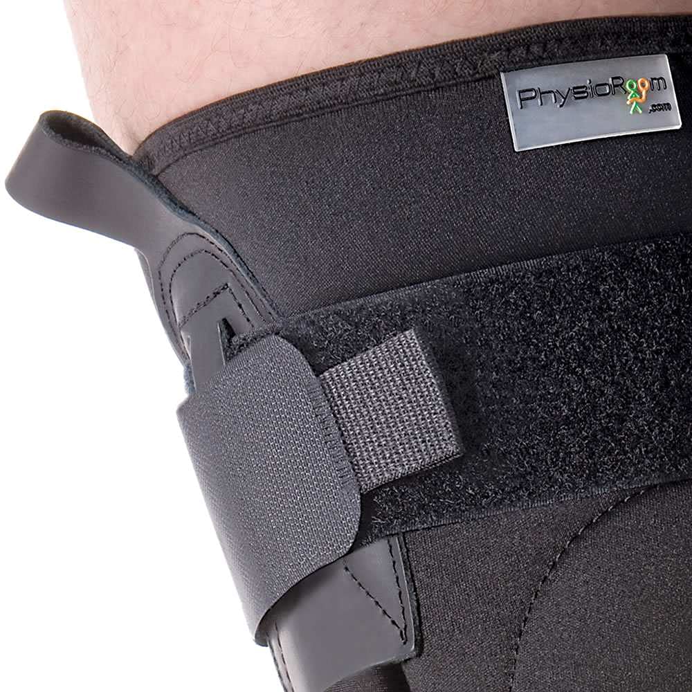 PhysioRoom Stabilising Hinged Knee Brace Support | Open Knee, Adjustable Strap, Dual Pivot Hinge | Mild Arthritis, Orthosis, Cartilage Tears, Knee Pain Relief, Protects Ligaments MCL, LCL Rehab-3