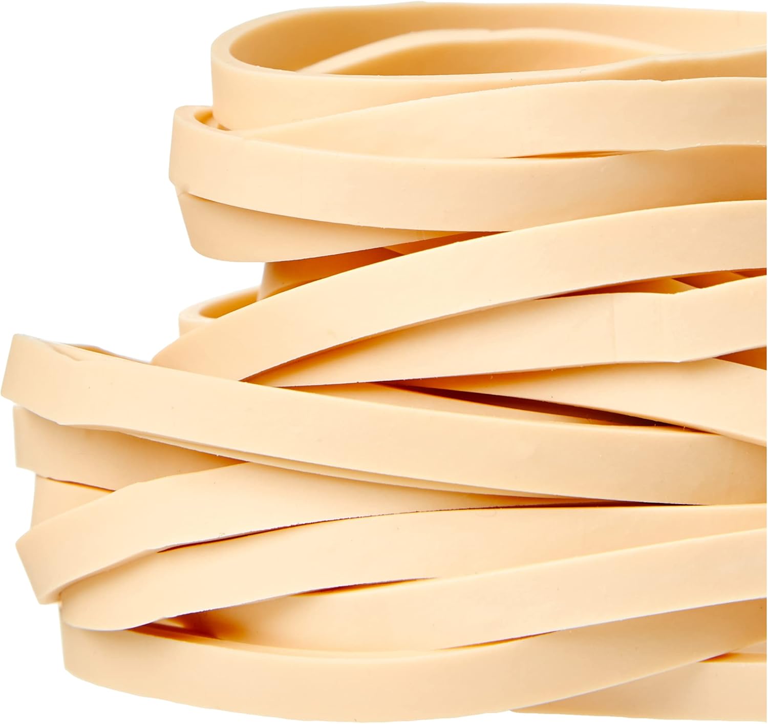 Just Stationery Assorted Size Original Elastic Band, Brown-1