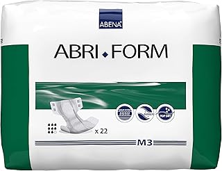 ABENA Abri-Form Comfort M3, Hip/waist Size 70-110 cm, 2900 ml Absorbency, Pack of 22