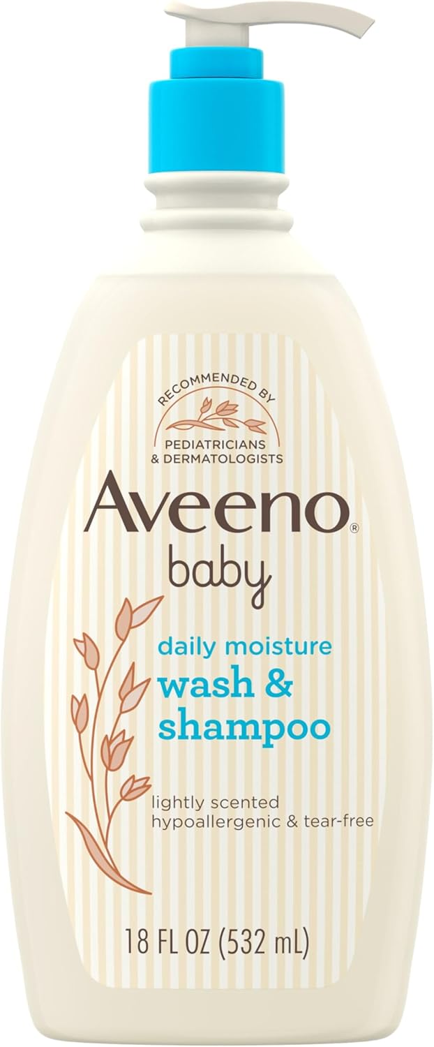 Aveeno Baby Wash & Shampoo 18 oz.-0