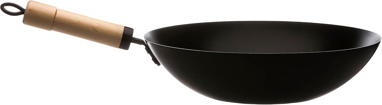 Ancillary Range 30 cm Non Stick Wok, Black-1