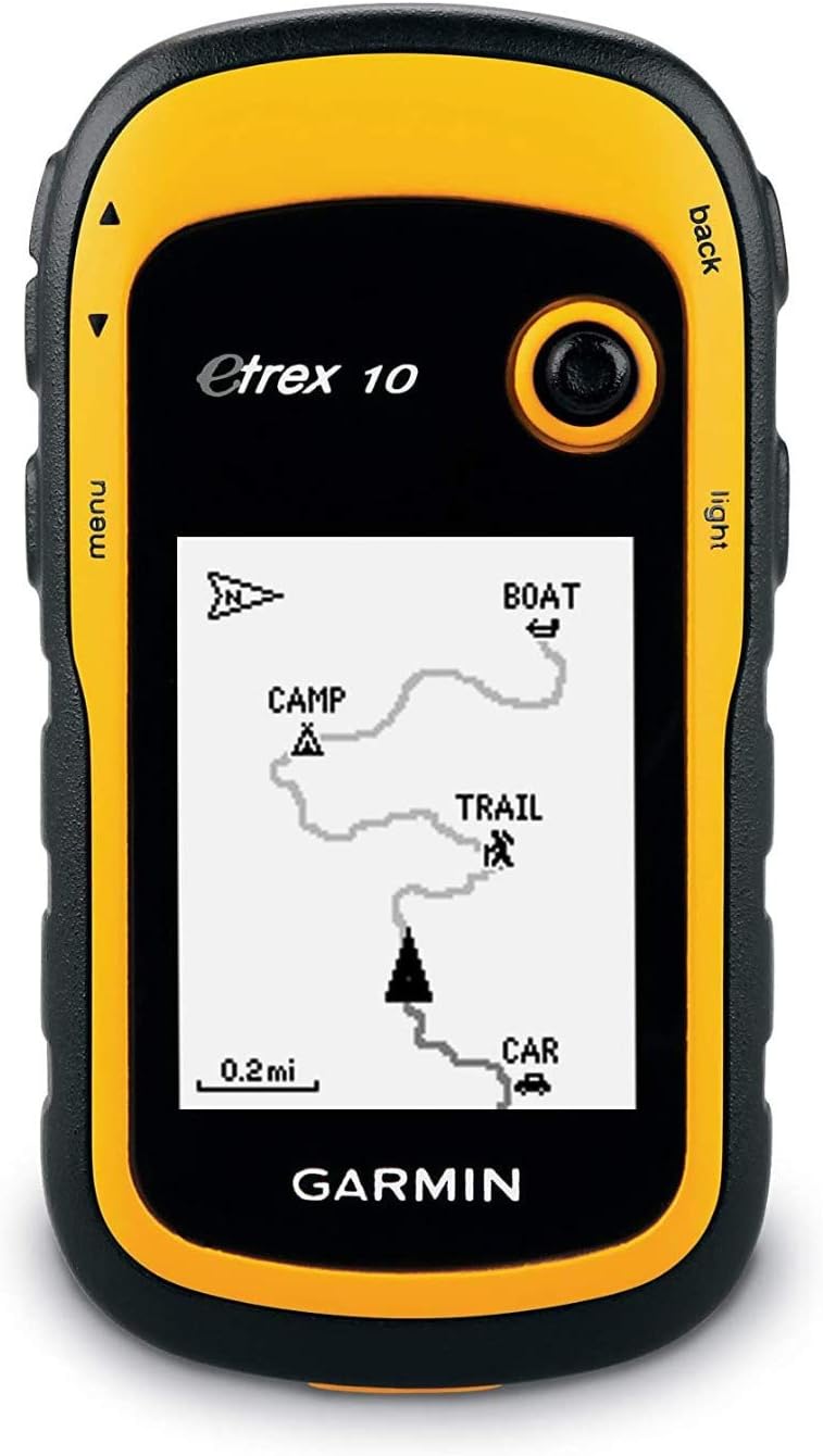 Garmin eTrex 10 Outdoor Handheld GPS Unit, Black/Yellow-0