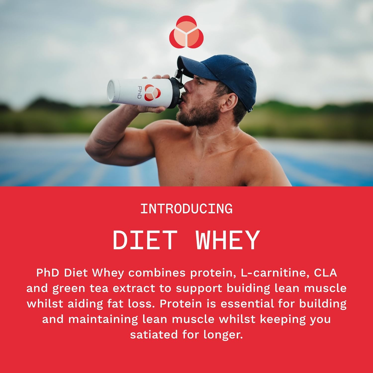 PhD Nutrition Diet Whey Low Calorie Protein Powder, Low Carb, High Protein Lean Matrix, Strawberry Delight Diet Whey Protein Powder, High Protein, 80 Servings Per 2 kg Bag-4