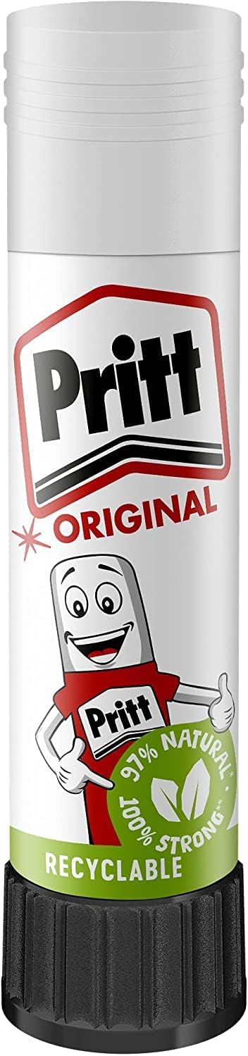 Pritt Glue Stick, Safe & Child-Friendly Craft Glue for Arts & Crafts Activities, Strong-Hold adhesive for School & Office Supplies, 5x11g Pritt Stick-3