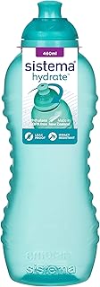 Sistema Squeeze Twist 'n' Sip Sports Water Bottle | 460 ml | Leakproof Kids Water Bottle | BPA-Free | Assorted Colours (Not Selectable) | 1 Count