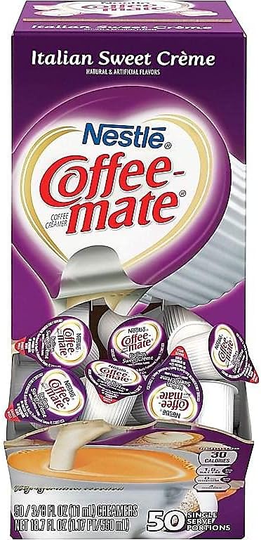 Coffee-mate - Liquid Coffee Creamer, Italian Sweet Creme, 0.375 oz Cups, 50/Box 84652 (DMi BX by Coffee-mate by Coffee-mate-1