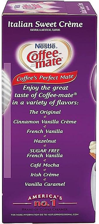 Coffee-mate - Liquid Coffee Creamer, Italian Sweet Creme, 0.375 oz Cups, 50/Box 84652 (DMi BX by Coffee-mate by Coffee-mate-3