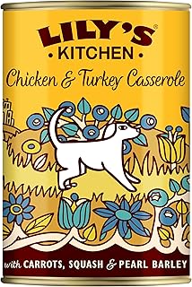 Lily's Kitchen Natural Adult Wet Dog Food Tin Chicken & Turkey 6 x 400g