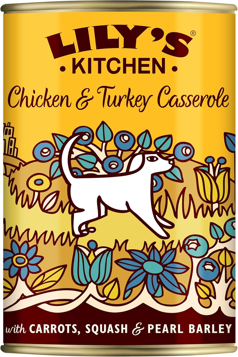 Lily's Kitchen Natural Adult Wet Dog Food Tin Chicken & Turkey 6 x 400g-0