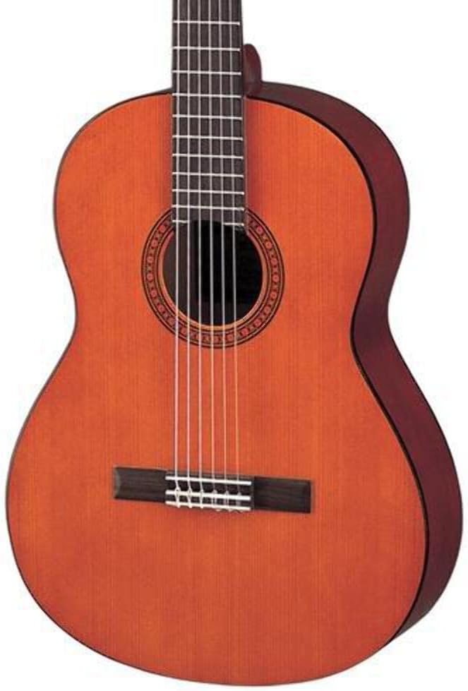 Yamaha CS40II Classical Guitar for Learners, 3/4 Size - Traditional Western Body - Natural, Silver-1