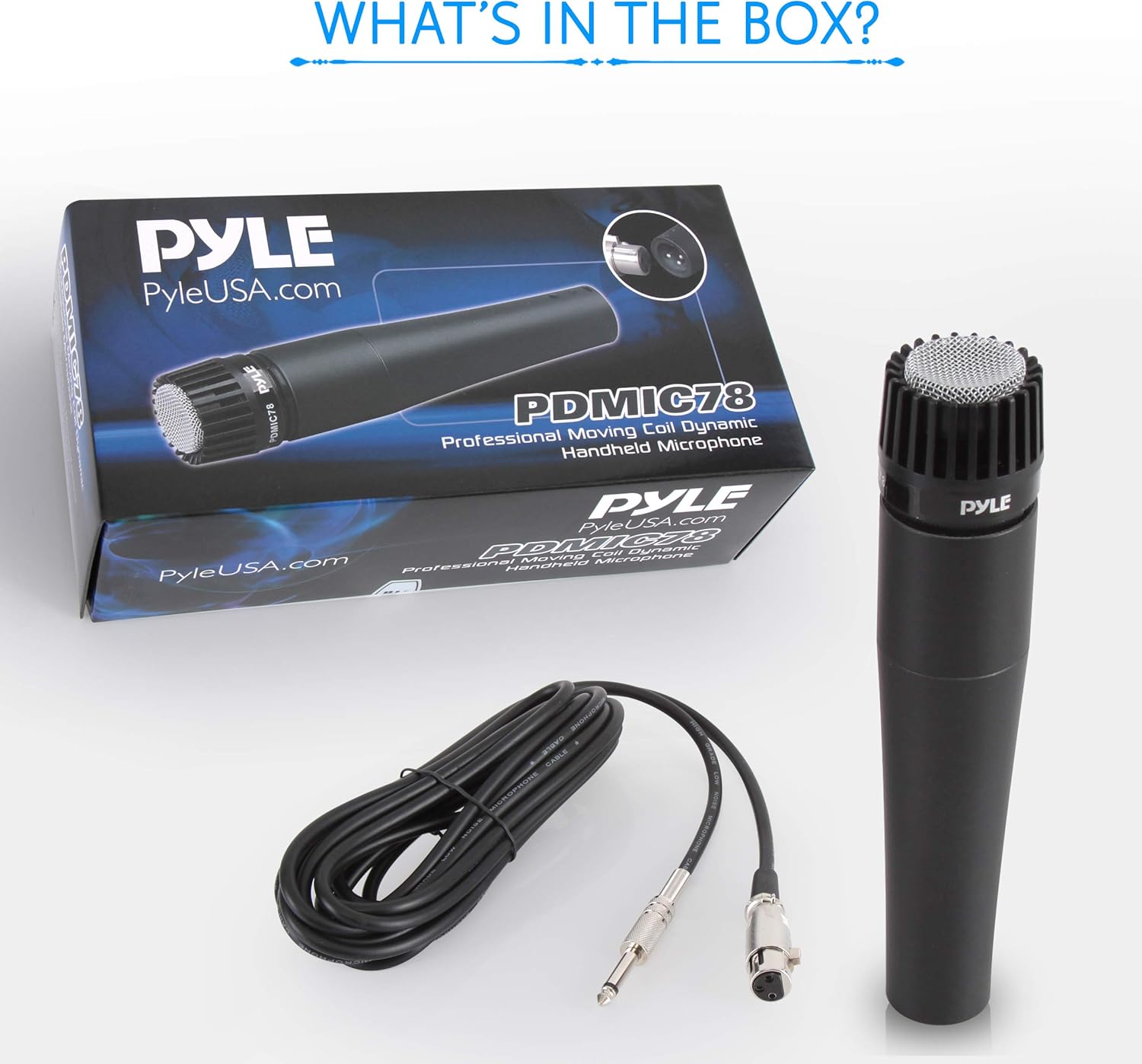 Pyle-Pro PDMIC78 Dynamic Microphone,Black-5