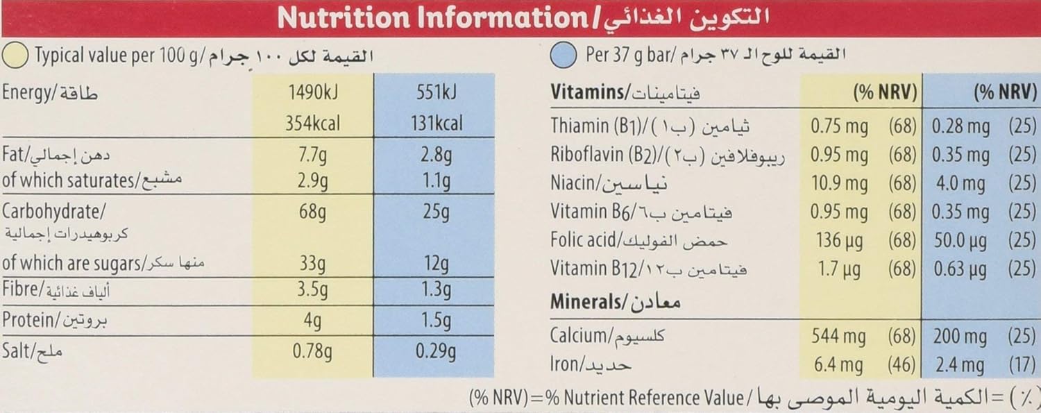 Kellogg's Nutri-Grain Strawberry Breakfast Bakes Cereal Bars 6x37g 222g-2