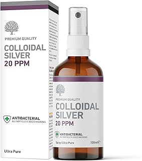 Nature's Greatest Secret Premium Quality Antibacterial 20ppm Colloidal Silver Spray 100ml