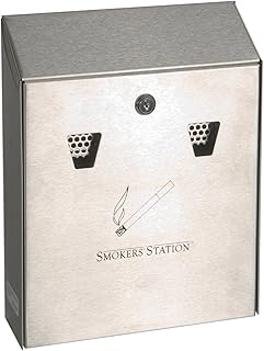 Rubbermaid Commercial Products FGR1012EBK Smokers' Station, Black