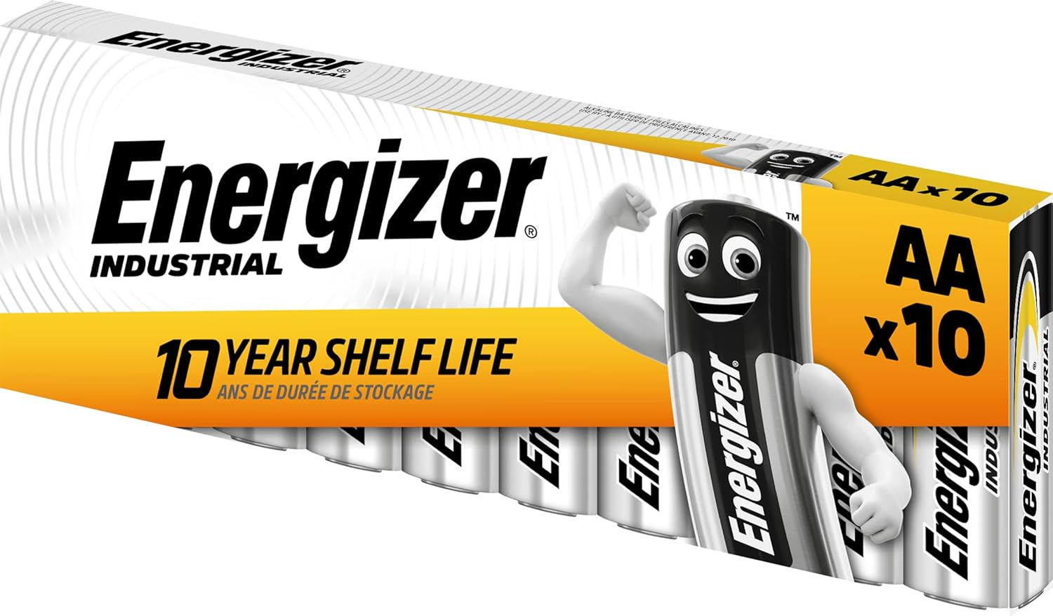 Energizer AA Industrial Battery (Pack of 10)-0