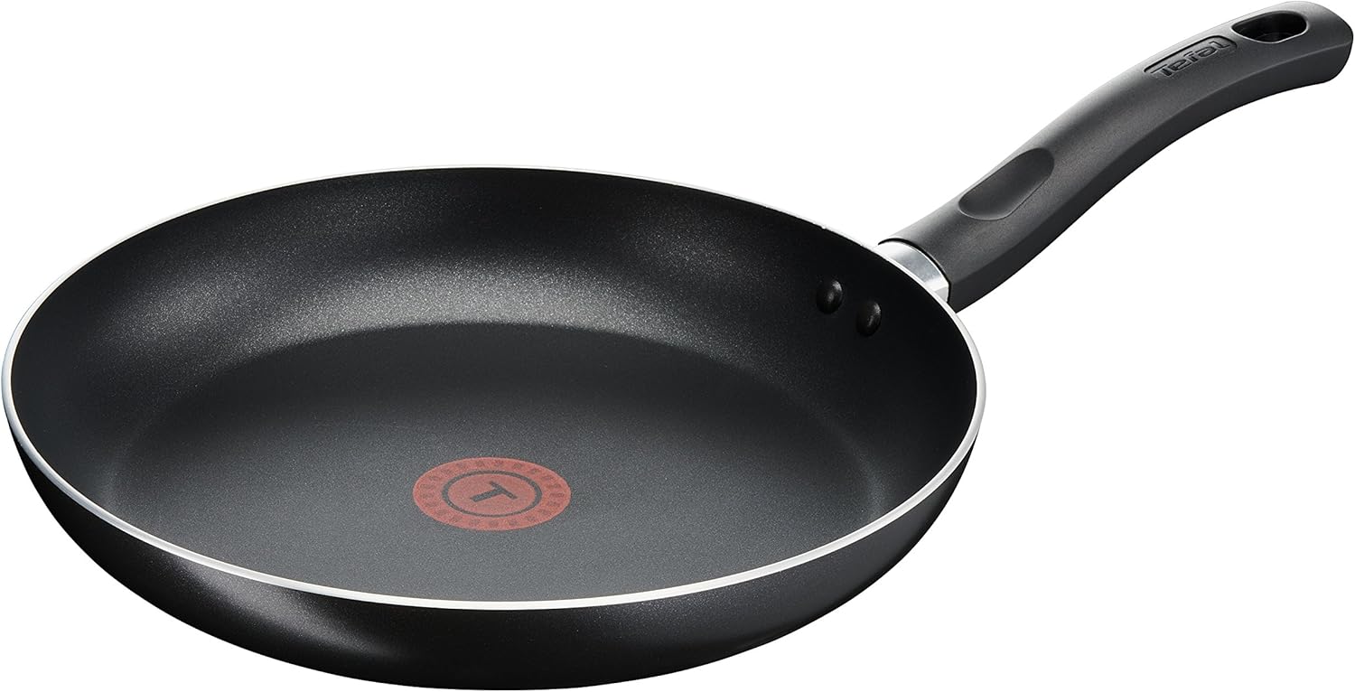 Tefal Taste Twin Pack, Aluminium Frying Pans, Pan Set, Pans 20 cm and 28 cm diameter, Non-Stick, Black, Pack of 2, B189S244-4