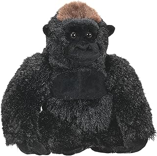 WILD REPUBLIC Silverback Gorilla Plush Soft Toy, Cuddlekins Cuddly Toys, Gifts for Kids 30 cm