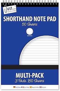 Just stationery Shorthand Notebook 3 Pads , 150 Sheets