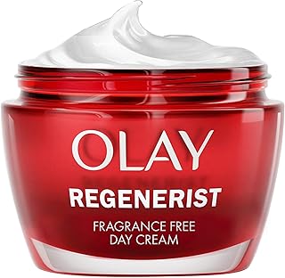 Olay Regenerist 3 Point Face Cream with Hyaluronic Acid, Fragrance Free, 50 ml