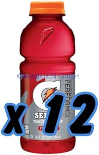 Gatorade Fruit Punch 20 oz. (591 mL) - 12 Pack